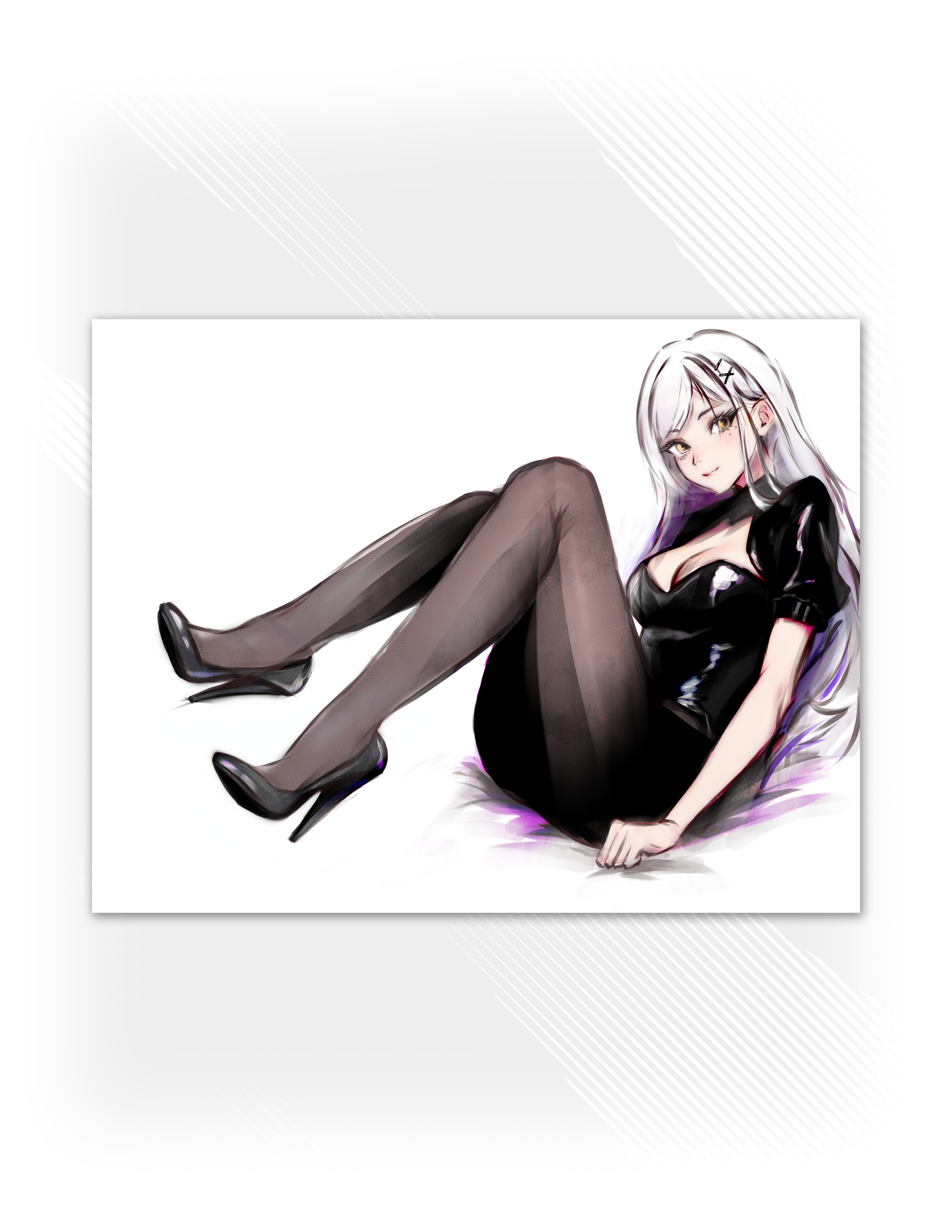 Bebe Art Print - Heel Pose